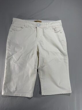 Women’s Ab Democracy White Shorts Size 10 #905
